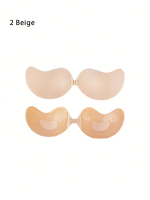Sujetador Adhesivo Invisible Push-Up Sin Espalda Color Nude