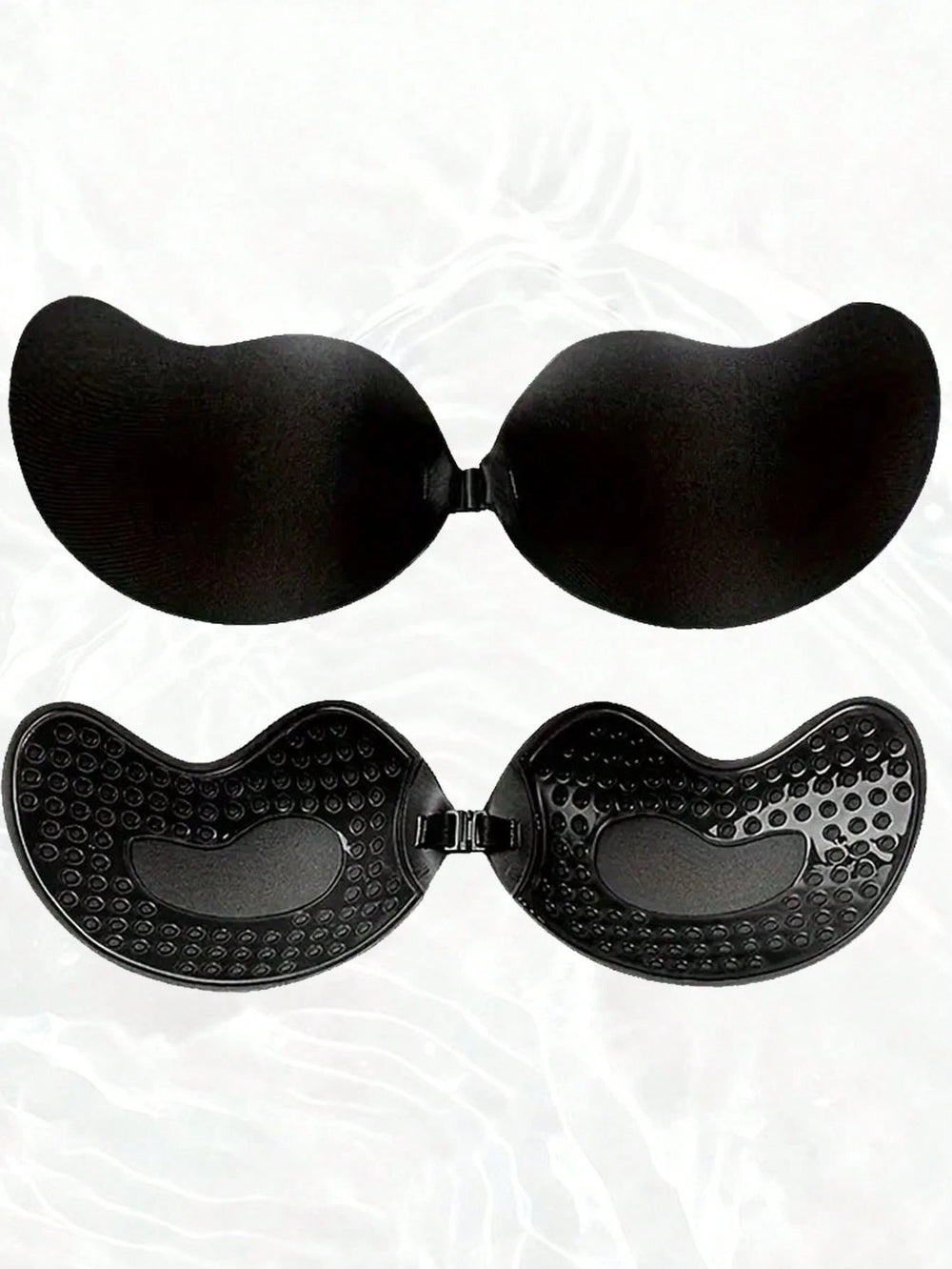 Sujetador Adhesivo Invisible Push-Up Sin Espalda Color Negro