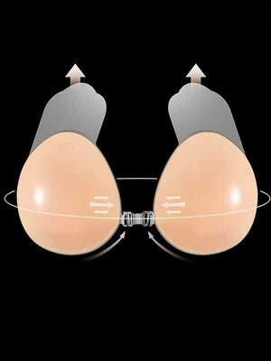 Brasier Adhesivo Invisible Push Up Sin Tirantes