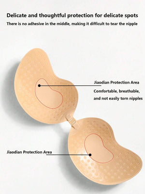 Brasier Adhesivo Invisible Push Up Sin Tirantes