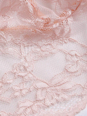 Conjunto de Pijama Floral con Encaje Rosa Coral