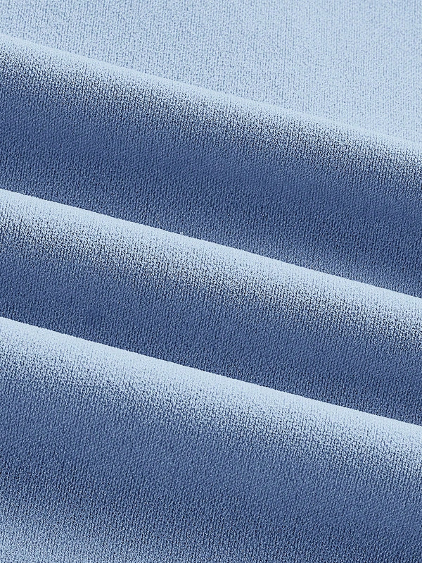 Textura de la tela del Mono Azul Elegante.