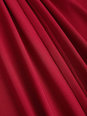 Tela tricotada del jumpsuit rojo elegante DAKARI.