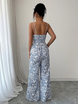 Mono bohemio multicolor con tirantes finos vista posterior