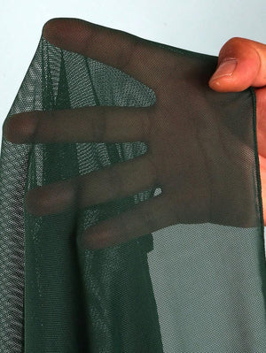 Conjunto De Baño Elegante Verde Oscuro Con Pareo A Juego