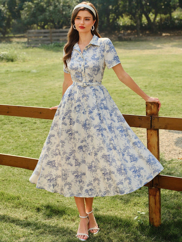 Vestido Midi Bohemio Azul Y Blanco look completo vacaciones