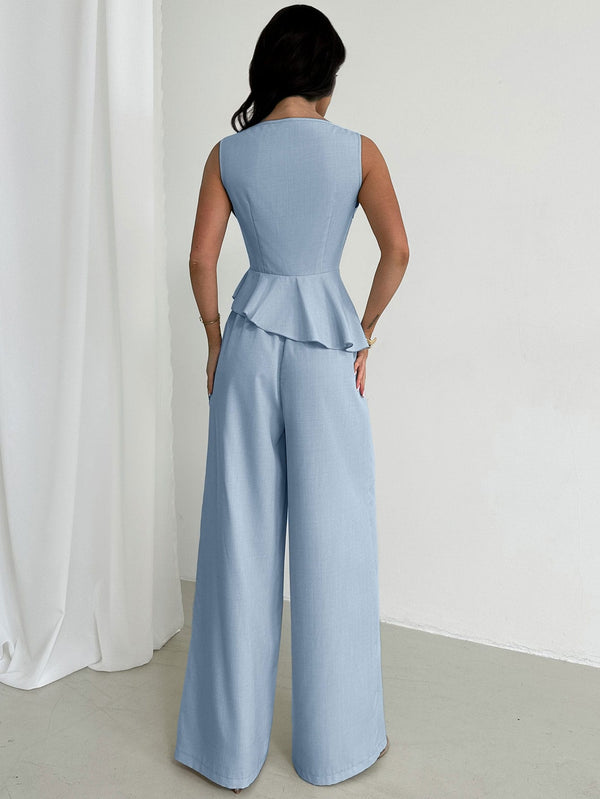 Conjunto Cruzado minimalista Con Manga Larga