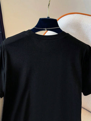 Blusa Negra Asimétrica con Encaje Delicado